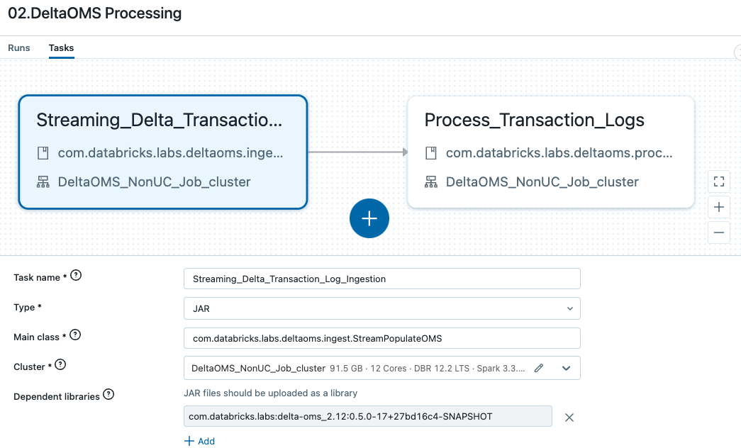DeltaOMS Ingestion Task
