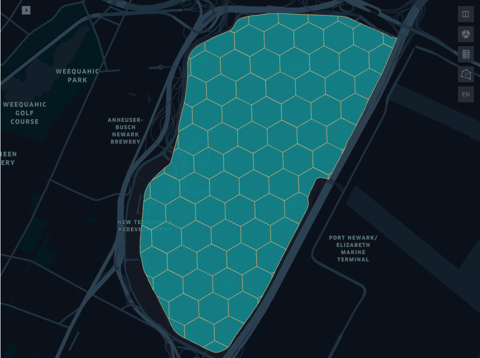 mosaic kepler map example h3 chips